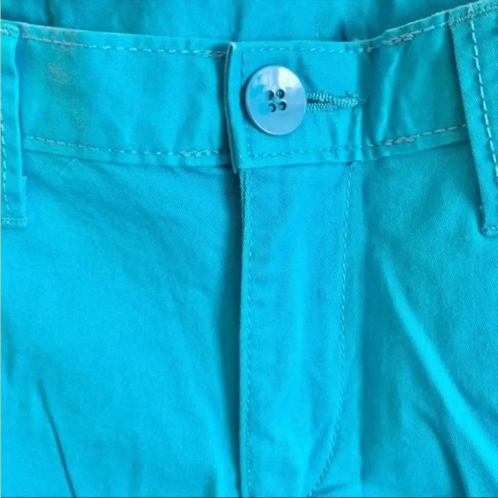 Justice Gray HAPPY Sequin Butterfly Tank Top & Matching Aqua Blue Shorts 16/18